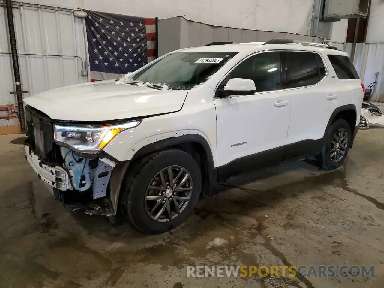 1 Photograph of a damaged car 1GKKNULS6KZ269279 GMC ACADIA 2019