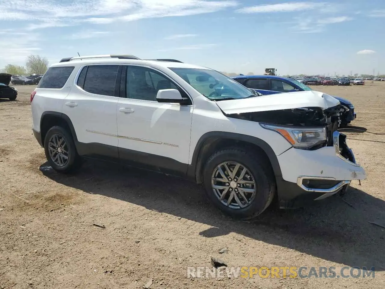 4 Photograph of a damaged car 1GKKNULS7KZ130665 GMC ACADIA 2019