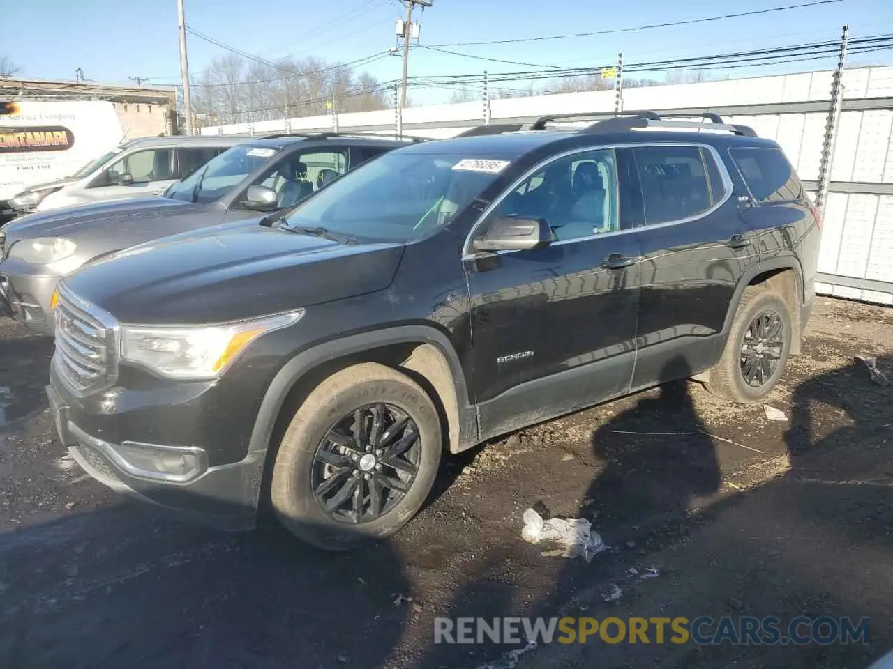 1 Photograph of a damaged car 1GKKNULS8KZ110649 GMC ACADIA 2019