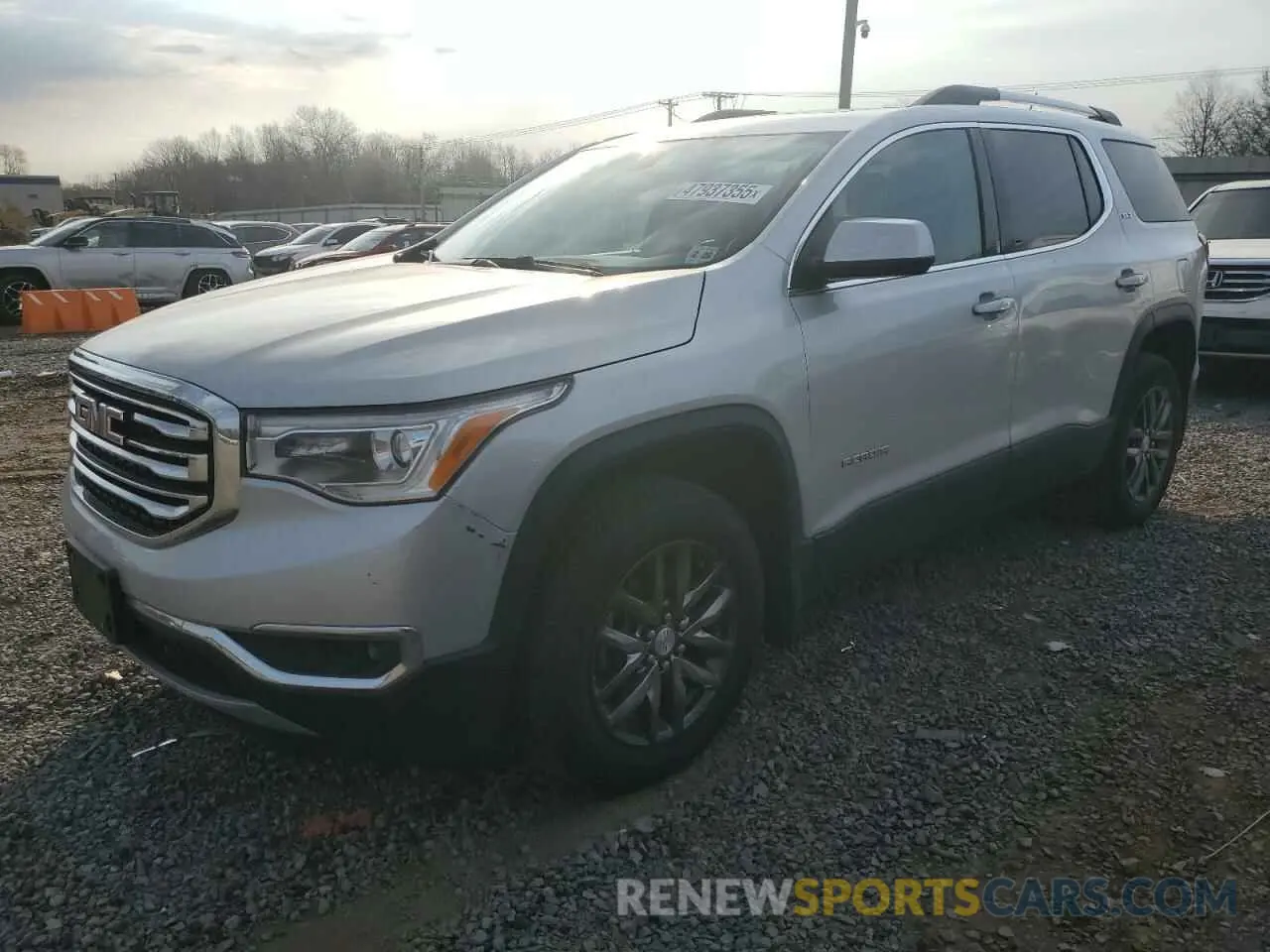 1 Photograph of a damaged car 1GKKNULS8KZ254055 GMC ACADIA 2019