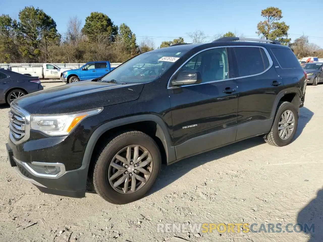 1 Photograph of a damaged car 1GKKNULS9KZ176823 GMC ACADIA 2019