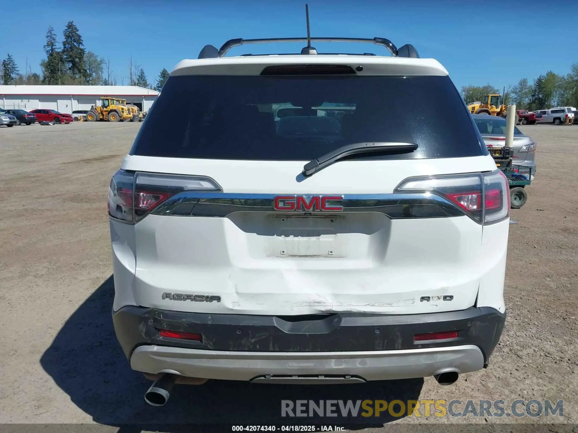 6 Photograph of a damaged car 1GKKNULS9KZ284651 GMC ACADIA 2019