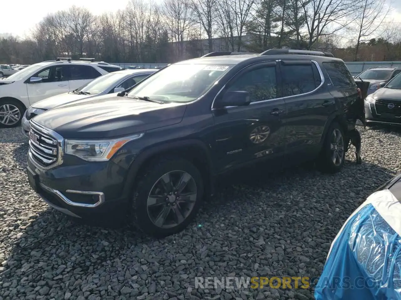 1 Photograph of a damaged car 1GKKNWLS0KZ178925 GMC ACADIA 2019