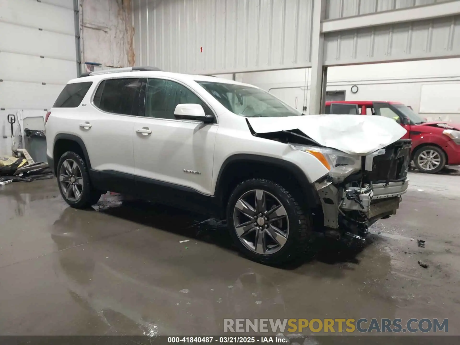 1 Photograph of a damaged car 1GKKNWLS6KZ161319 GMC ACADIA 2019