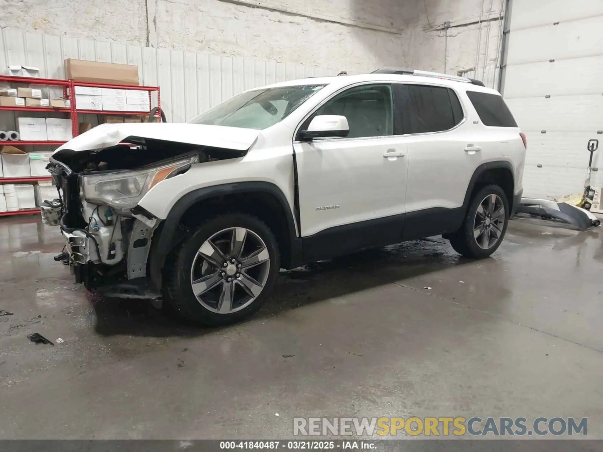 2 Photograph of a damaged car 1GKKNWLS6KZ161319 GMC ACADIA 2019