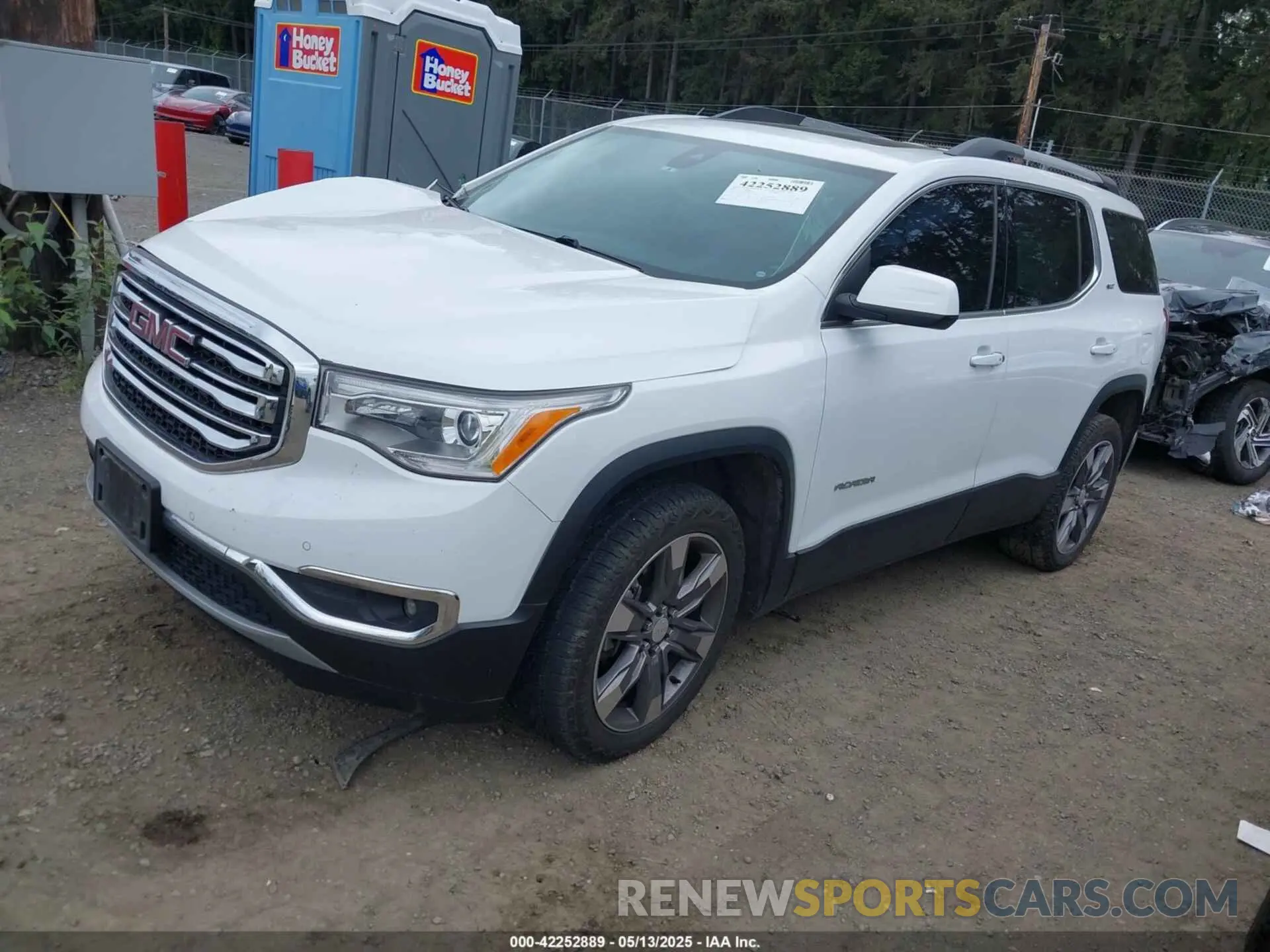 2 Photograph of a damaged car 1GKKNWLS6KZ201091 GMC ACADIA 2019