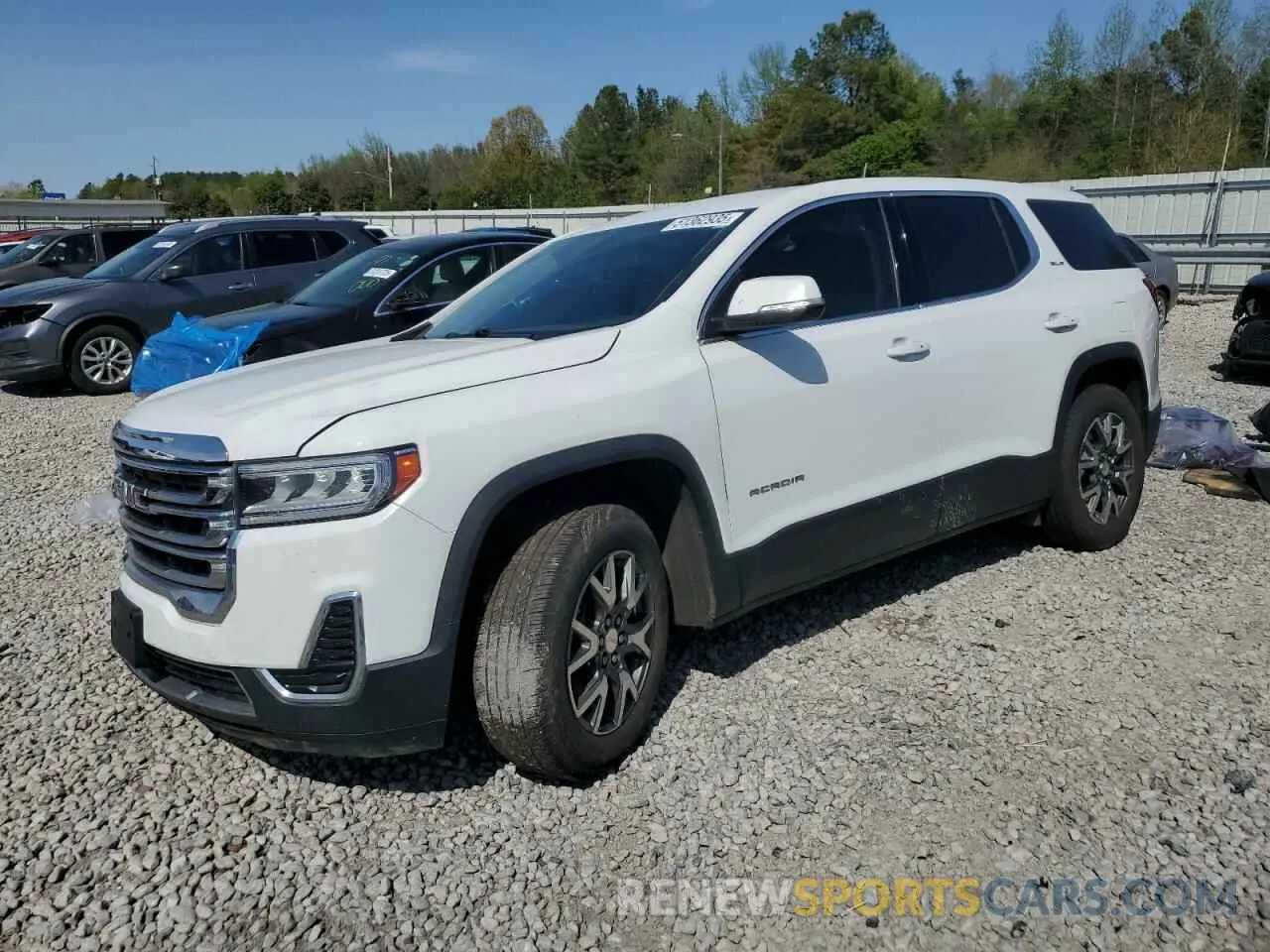 1 Photograph of a damaged car 1GKKNKLA1LZ174366 GMC ACADIA 2020