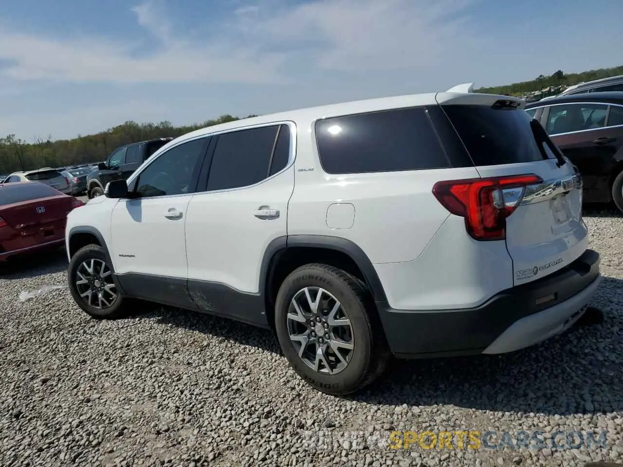 2 Photograph of a damaged car 1GKKNKLA1LZ174366 GMC ACADIA 2020