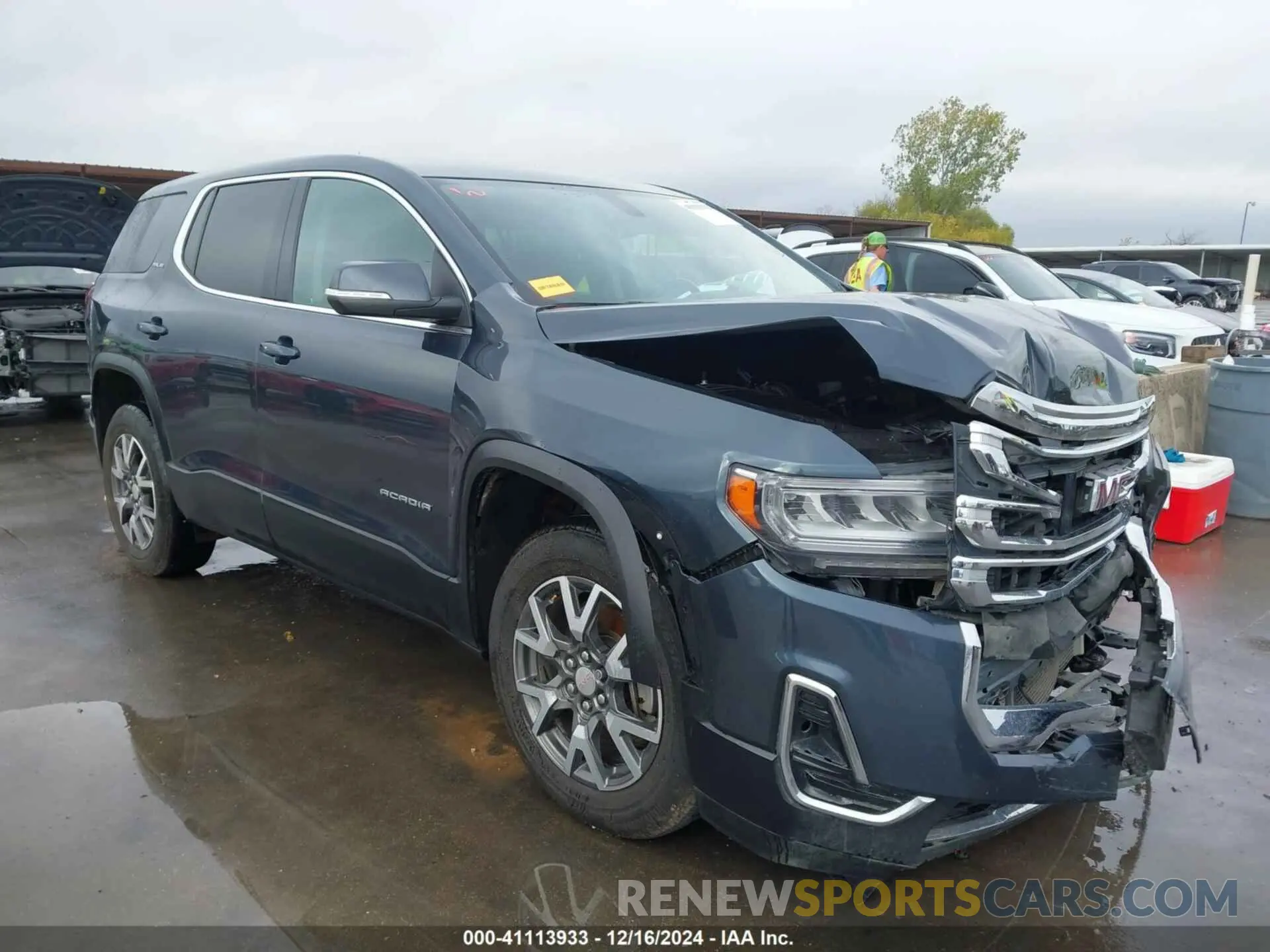1 Photograph of a damaged car 1GKKNKLA2LZ172190 GMC ACADIA 2020
