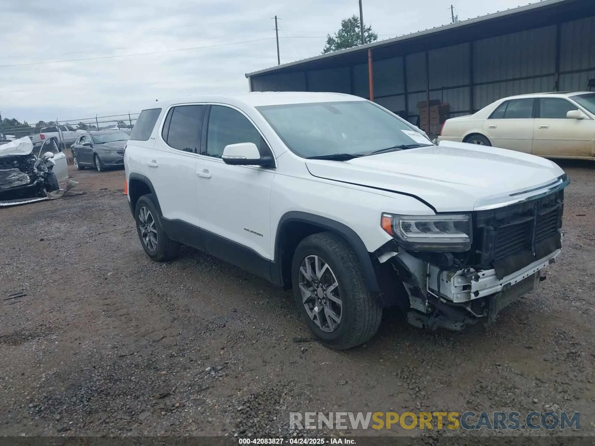 1 Photograph of a damaged car 1GKKNKLA7LZ193312 GMC ACADIA 2020
