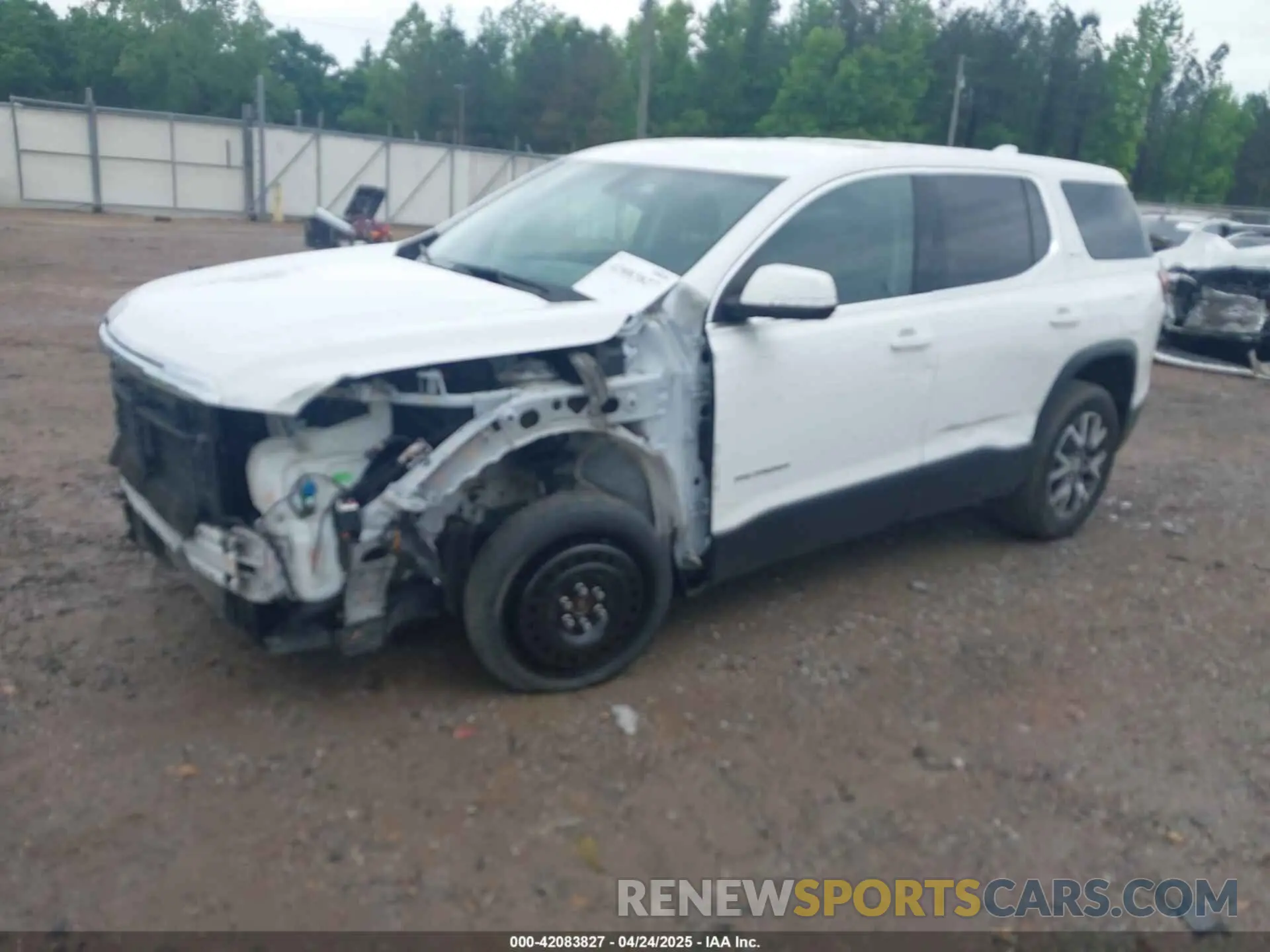 2 Photograph of a damaged car 1GKKNKLA7LZ193312 GMC ACADIA 2020