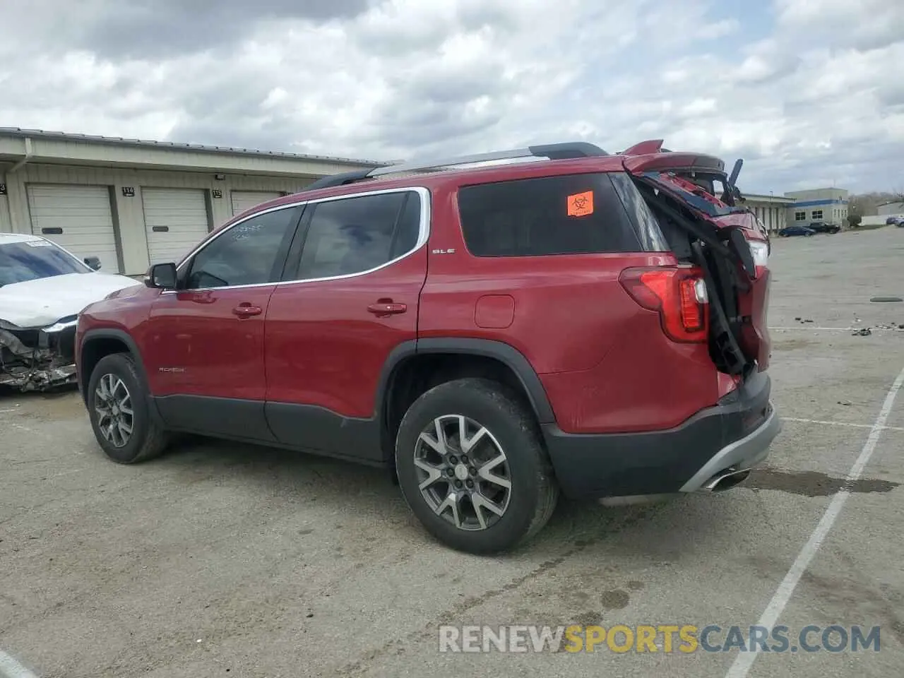 2 Photograph of a damaged car 1GKKNKLS3LZ200863 GMC ACADIA 2020