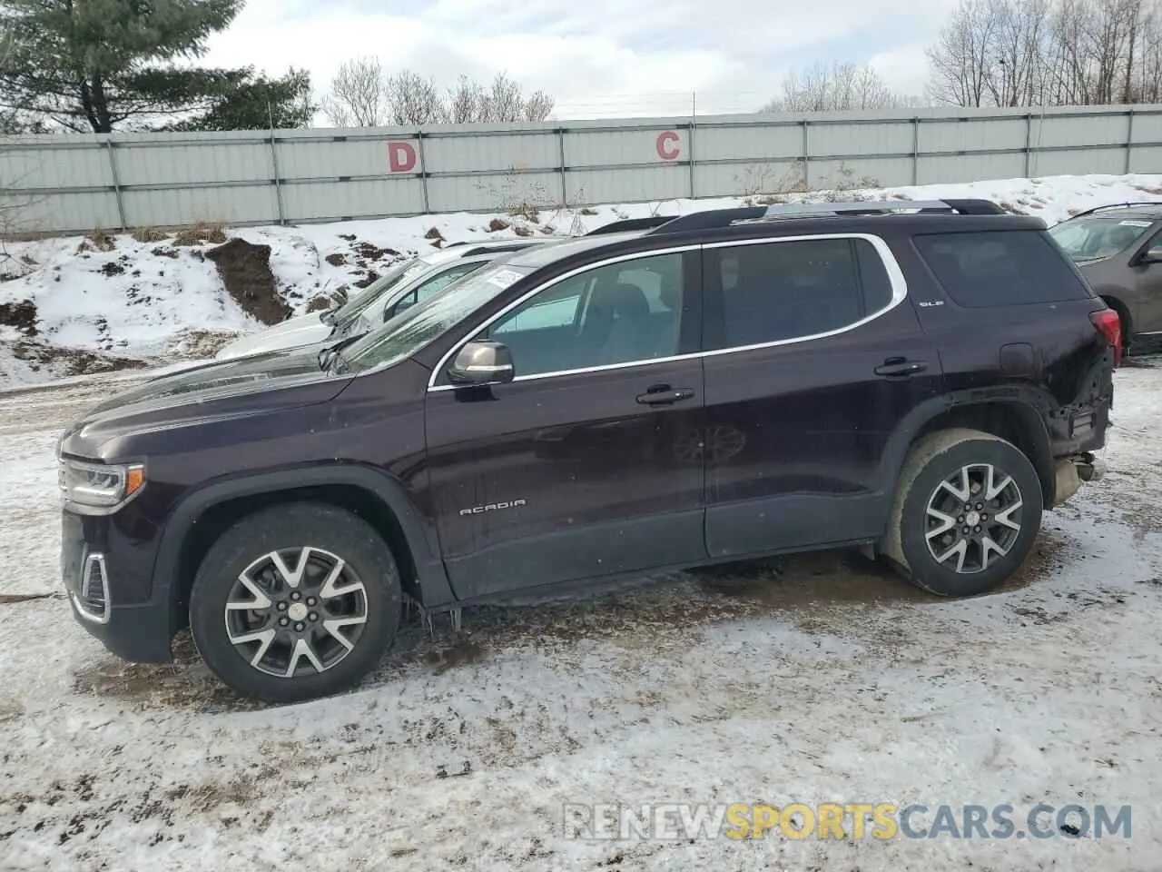 1 Photograph of a damaged car 1GKKNKLS4LZ212035 GMC ACADIA 2020