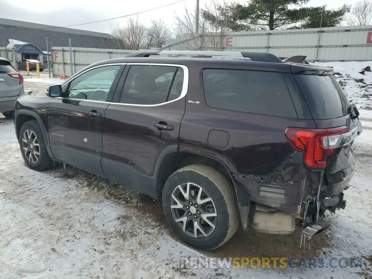 2 Photograph of a damaged car 1GKKNKLS4LZ212035 GMC ACADIA 2020