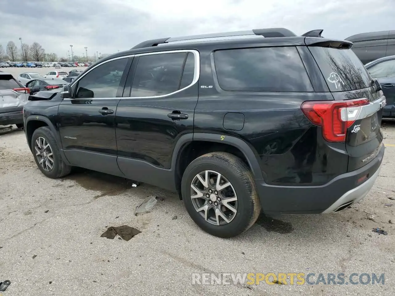 2 Photograph of a damaged car 1GKKNKLS7LZ141347 GMC ACADIA 2020
