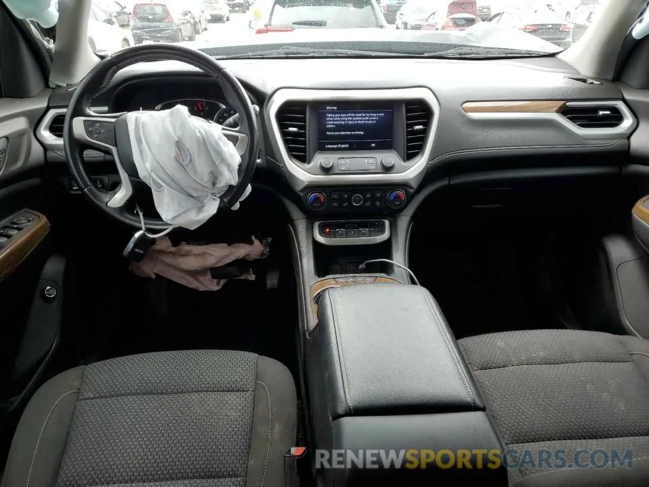 8 Photograph of a damaged car 1GKKNKLS7LZ141347 GMC ACADIA 2020