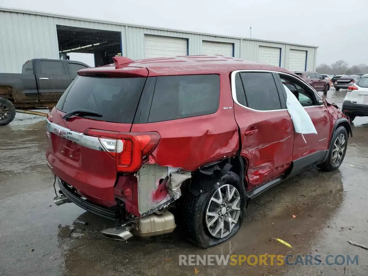 3 Photograph of a damaged car 1GKKNKLS9LZ163527 GMC ACADIA 2020