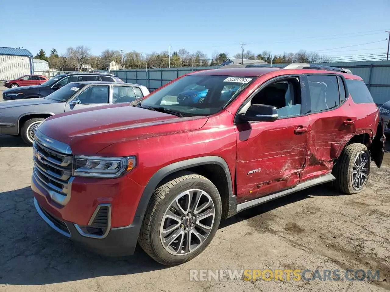 1 Photograph of a damaged car 1GKKNLLS6LZ144360 GMC ACADIA 2020