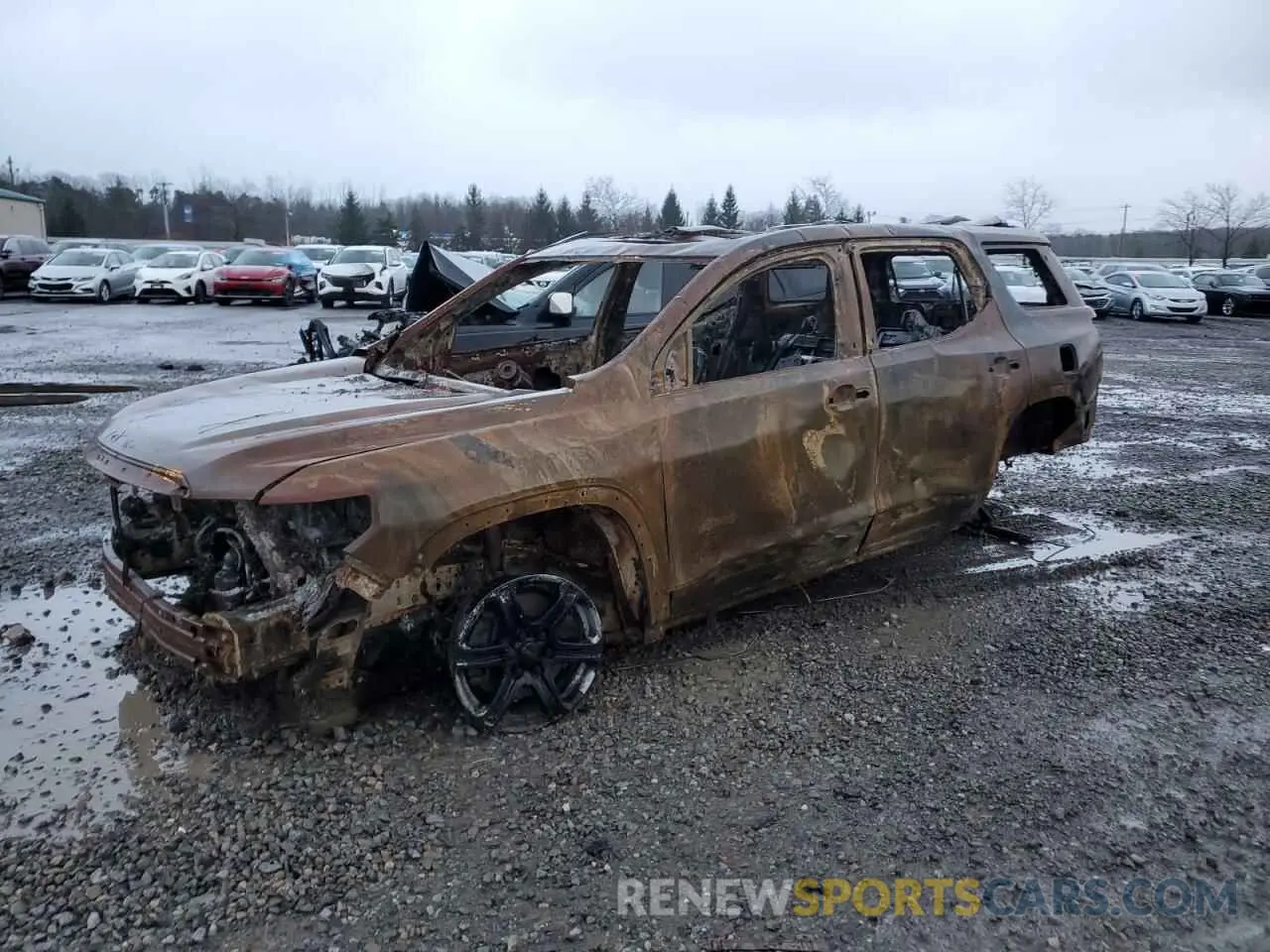 1 Photograph of a damaged car 1GKKNLLSXLZ160447 GMC ACADIA 2020