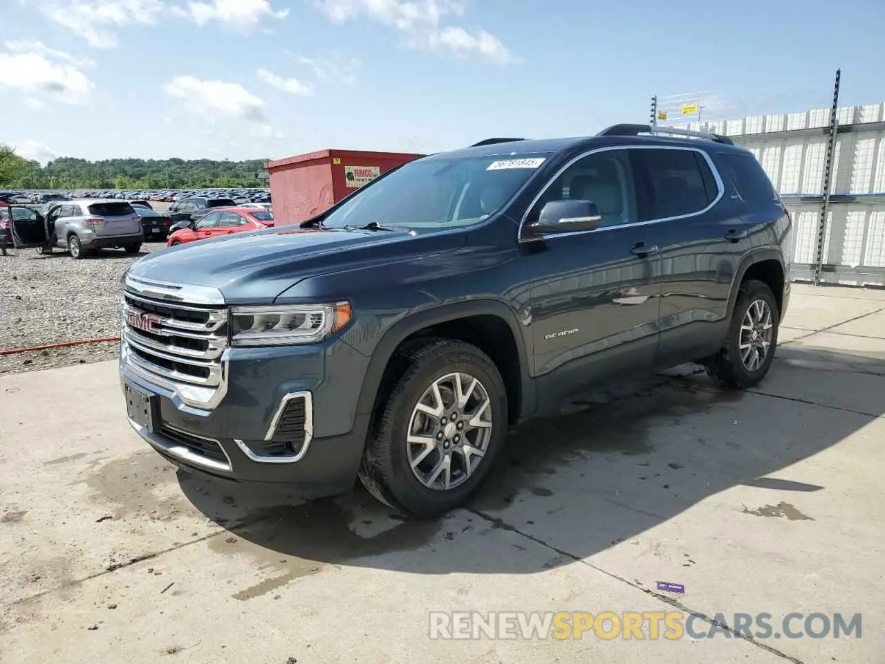 1 Photograph of a damaged car 1GKKNMLS5LZ116507 GMC ACADIA 2020