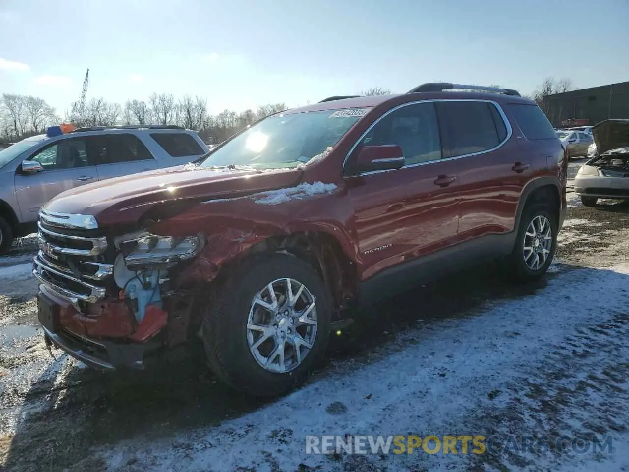 1 Photograph of a damaged car 1GKKNMLS8LZ177530 GMC ACADIA 2020