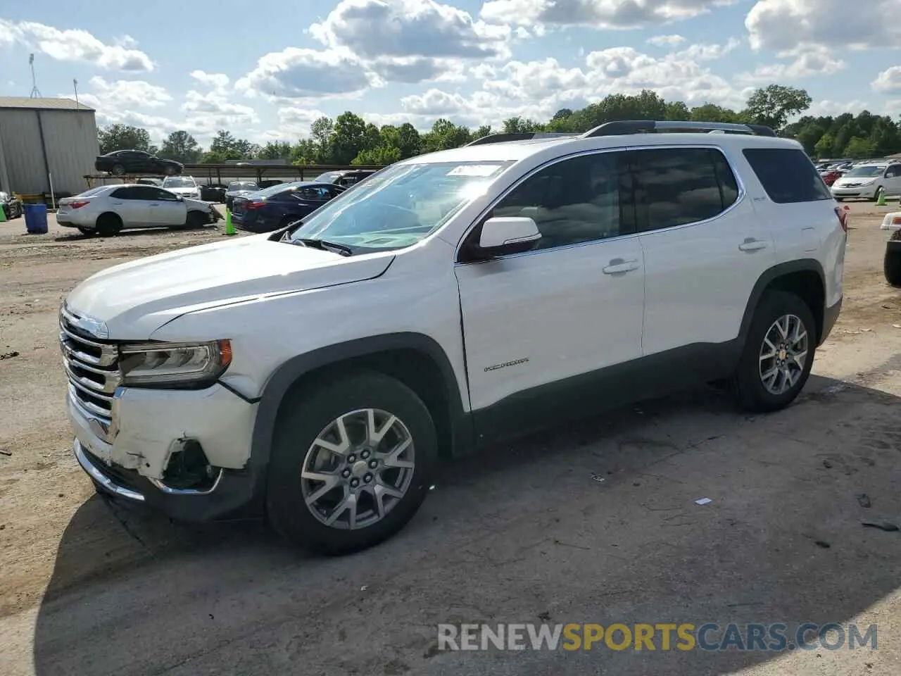 1 Photograph of a damaged car 1GKKNMLS8LZ230923 GMC ACADIA 2020