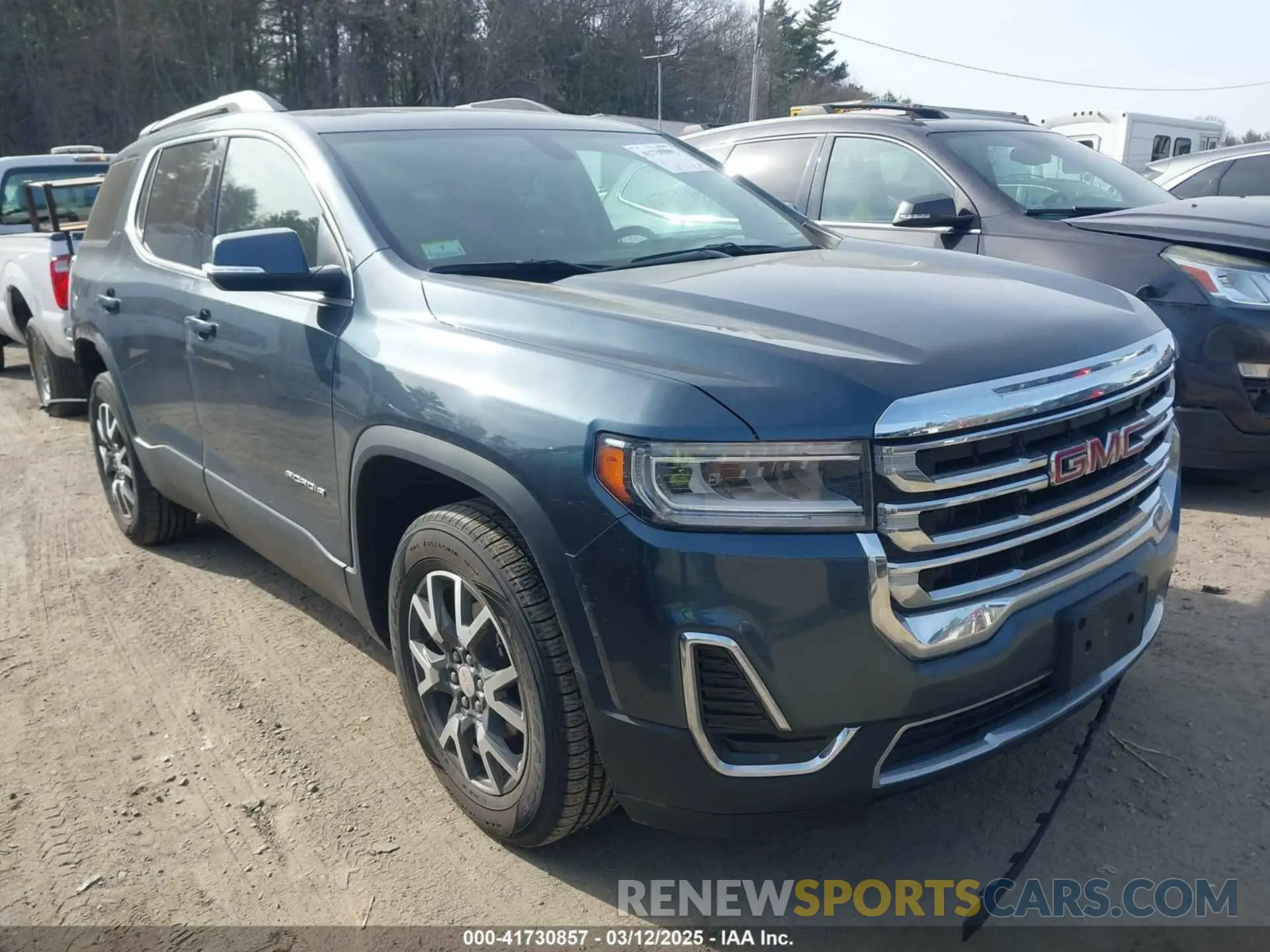 1 Photograph of a damaged car 1GKKNRLS1LZ224345 GMC ACADIA 2020