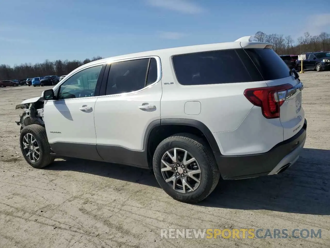 2 Photograph of a damaged car 1GKKNRLS2LZ145945 GMC ACADIA 2020