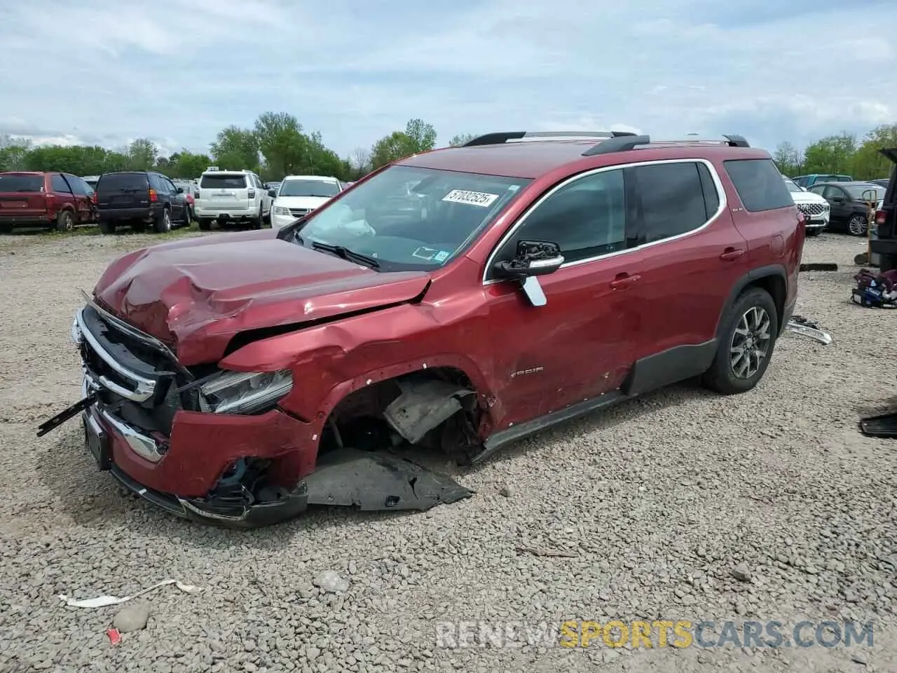 1 Photograph of a damaged car 1GKKNRLSXLZ194214 GMC ACADIA 2020