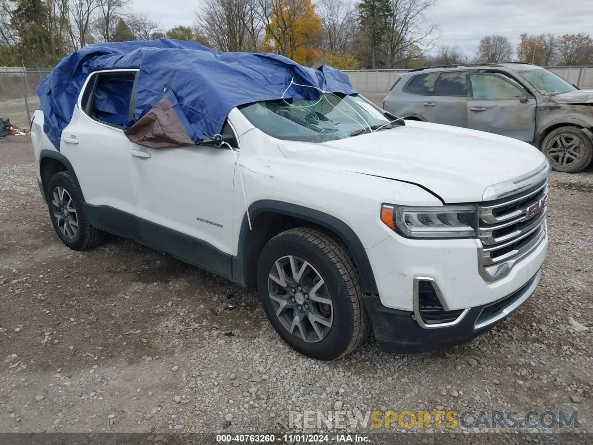 1 Photograph of a damaged car 1GKKNRLSXLZ234243 GMC ACADIA 2020