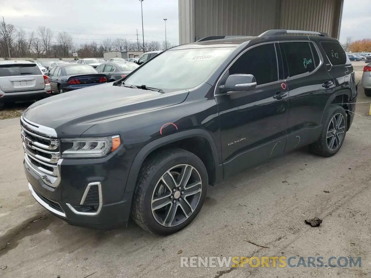 1 Photograph of a damaged car 1GKKNUL41LZ197393 GMC ACADIA 2020