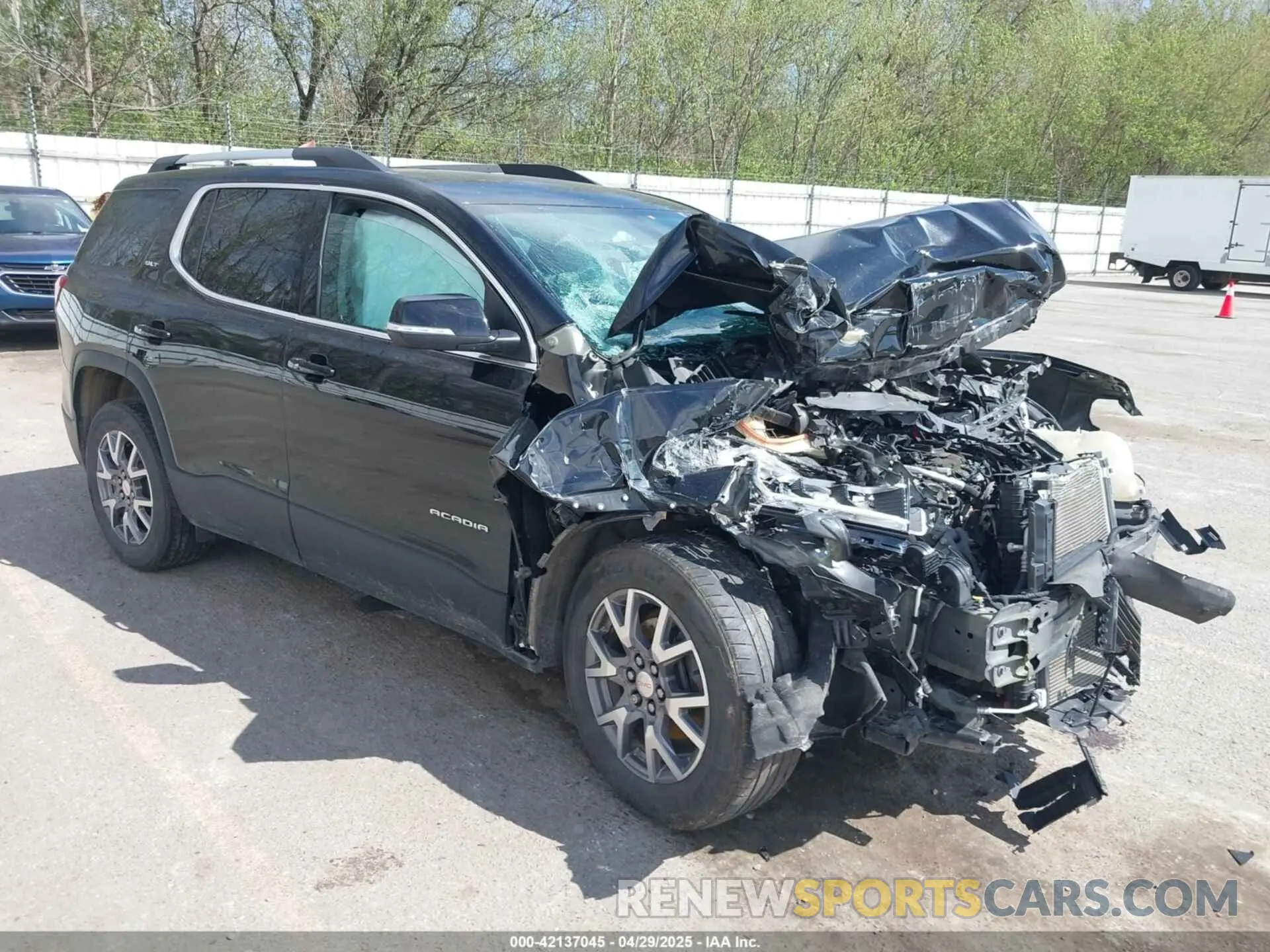 1 Photograph of a damaged car 1GKKNULS4LZ228764 GMC ACADIA 2020