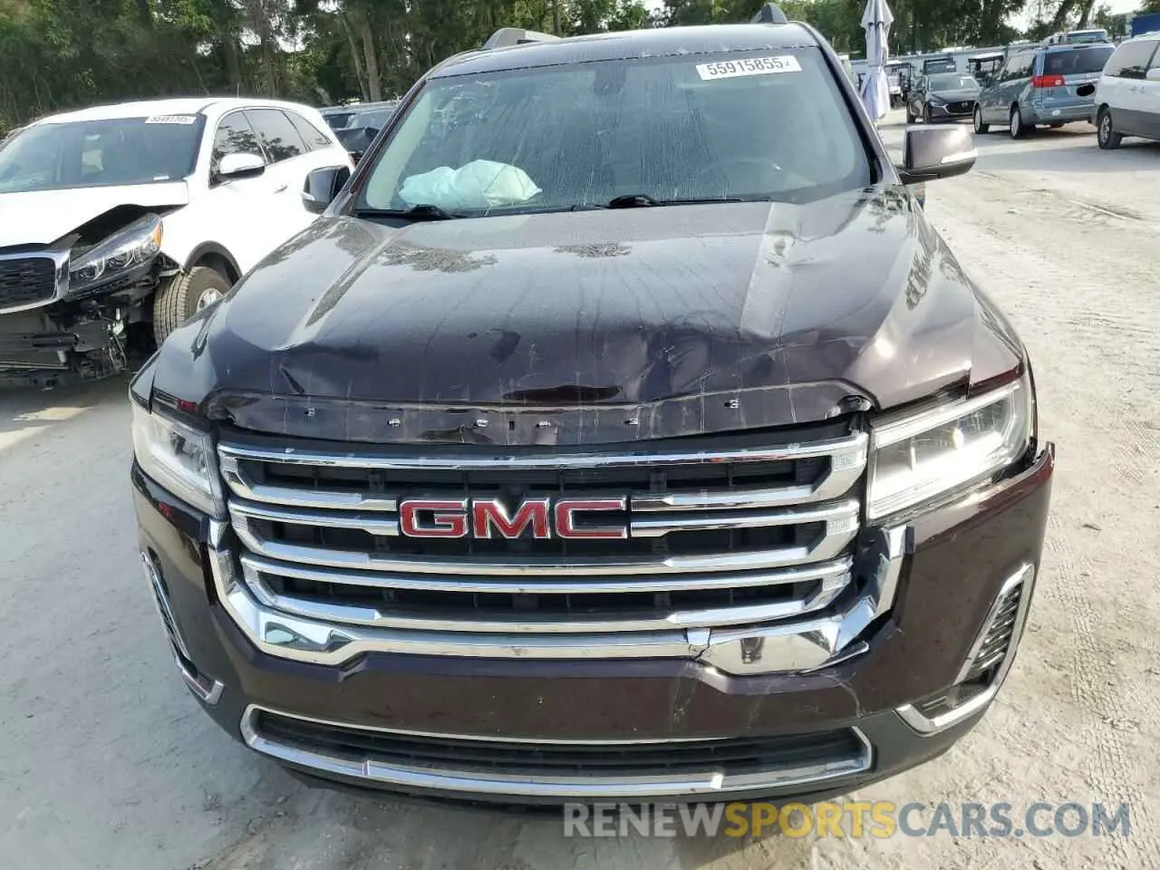 5 Photograph of a damaged car 1GKKNULS8LZ208369 GMC ACADIA 2020