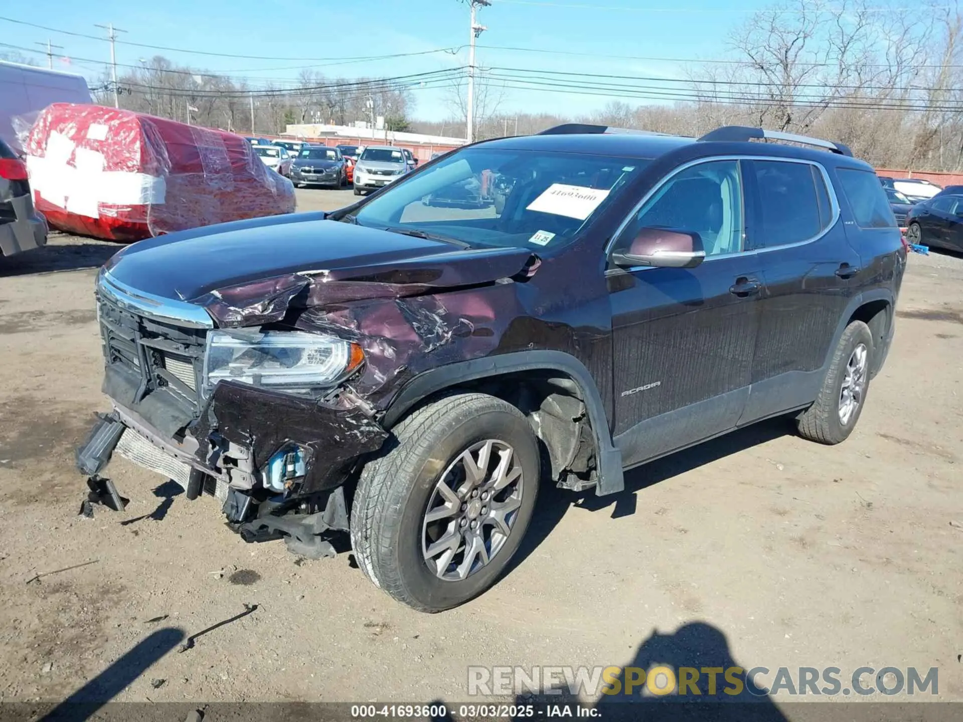 2 Photograph of a damaged car 1GKKNULS9LZ114131 GMC ACADIA 2020