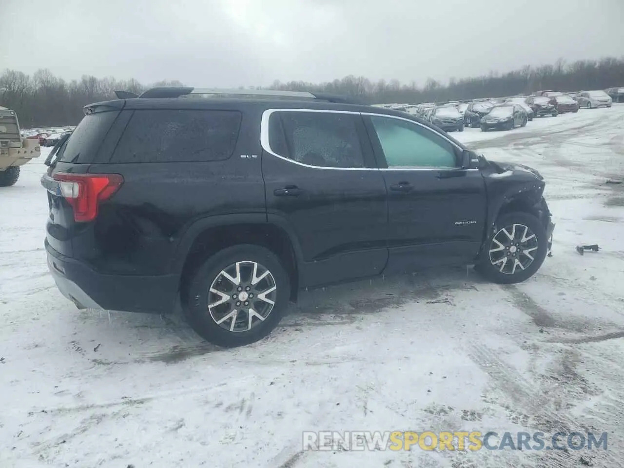 3 Photograph of a damaged car 1GKKNKLA0MZ156426 GMC ACADIA 2021