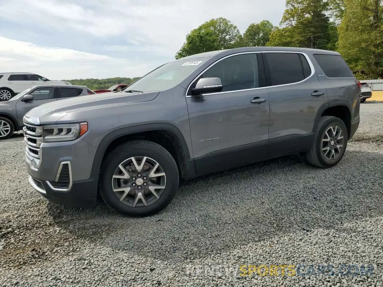 1 Photograph of a damaged car 1GKKNKLA1MZ171663 GMC ACADIA 2021