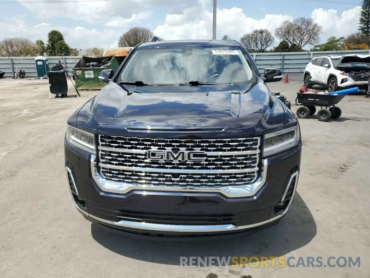 5 Photograph of a damaged car 1GKKNKLA2MZ139157 GMC ACADIA 2021