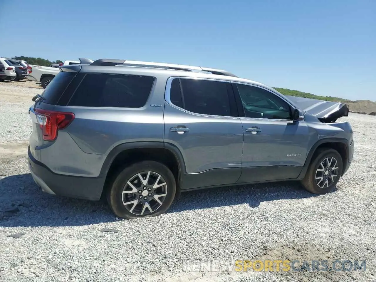 3 Photograph of a damaged car 1GKKNKLA3MZ153245 GMC ACADIA 2021