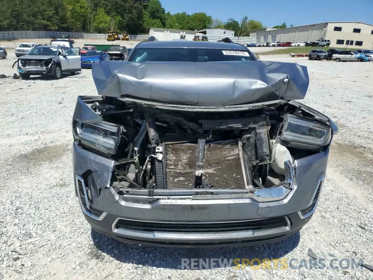 5 Photograph of a damaged car 1GKKNKLA3MZ153245 GMC ACADIA 2021