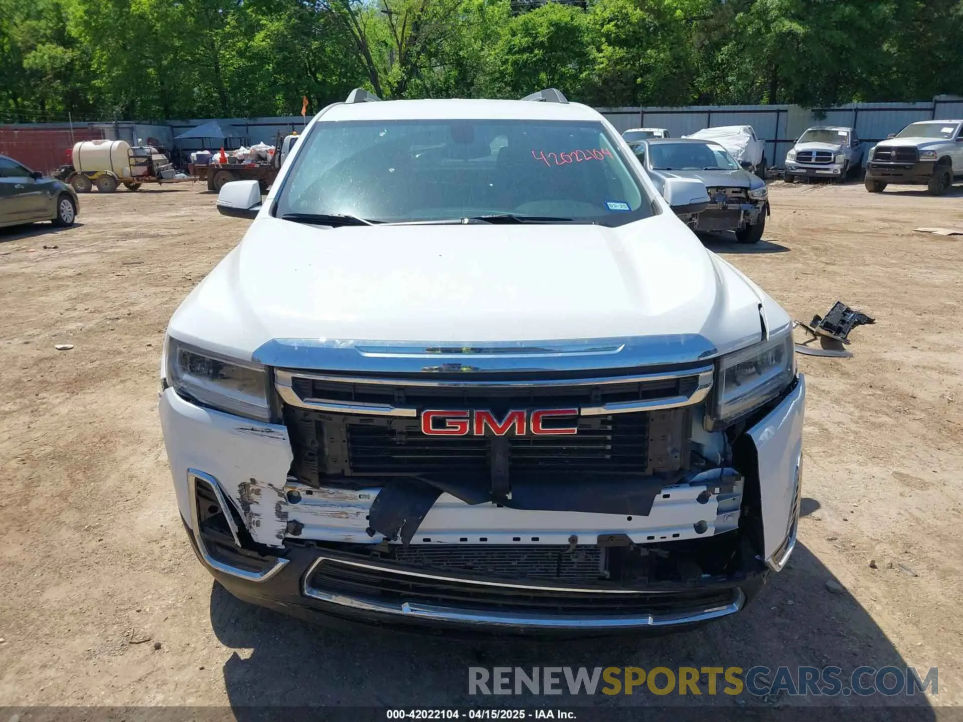 13 Photograph of a damaged car 1GKKNKLA3MZ157411 GMC ACADIA 2021