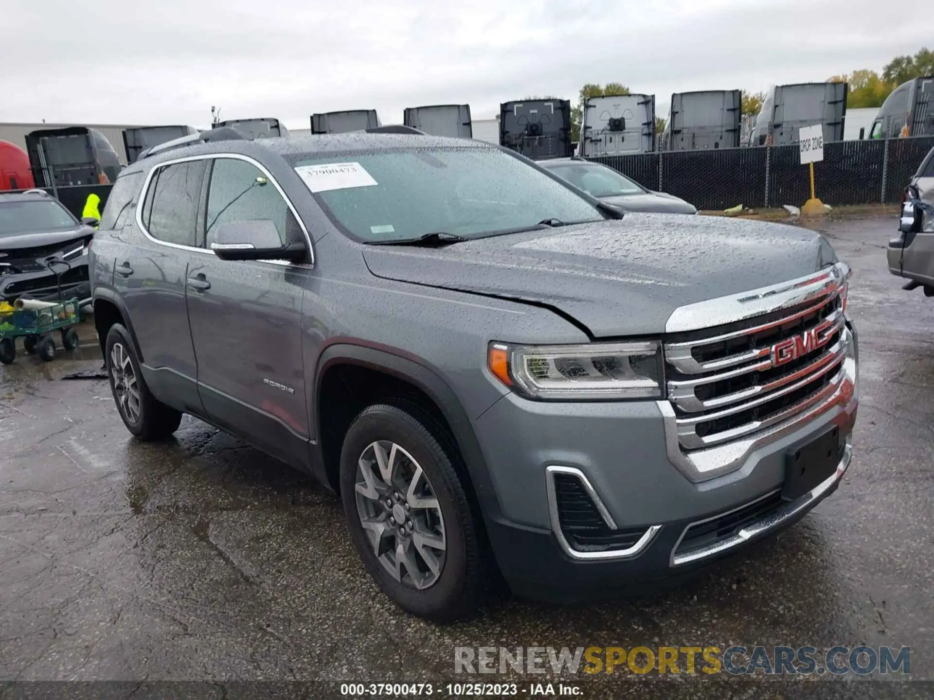 1 Photograph of a damaged car 1GKKNKLA3MZ229594 GMC ACADIA 2021