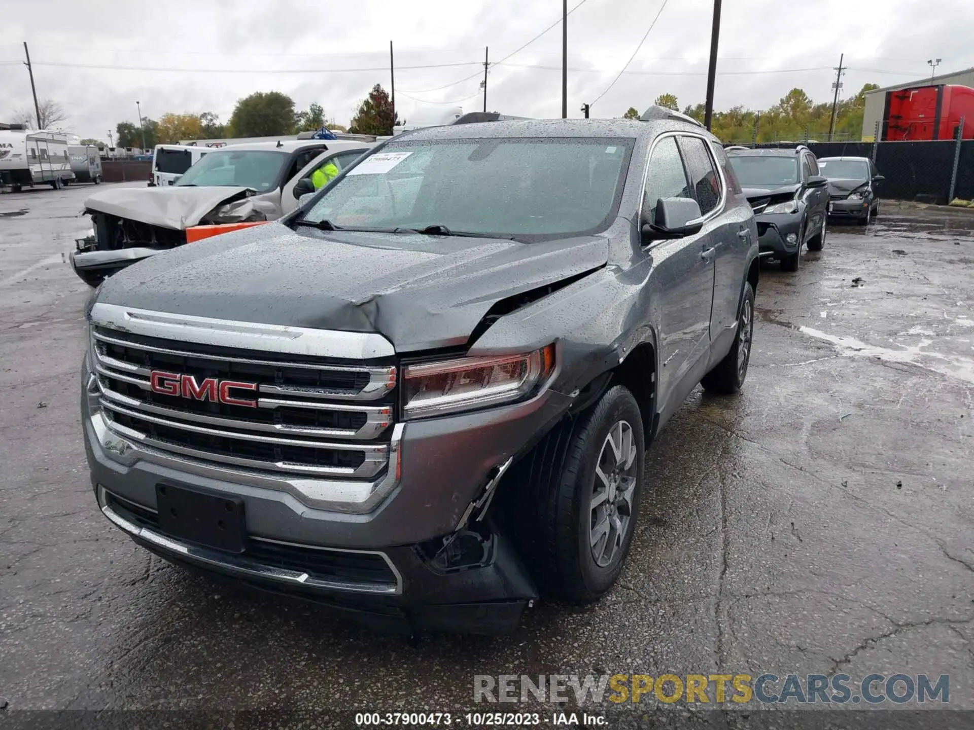 6 Photograph of a damaged car 1GKKNKLA3MZ229594 GMC ACADIA 2021