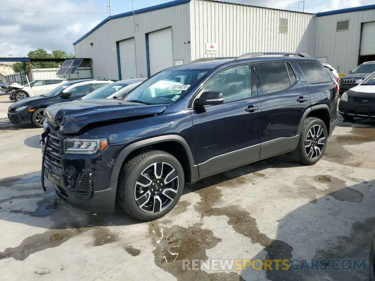 1 Photograph of a damaged car 1GKKNKLA5MZ175425 GMC ACADIA 2021