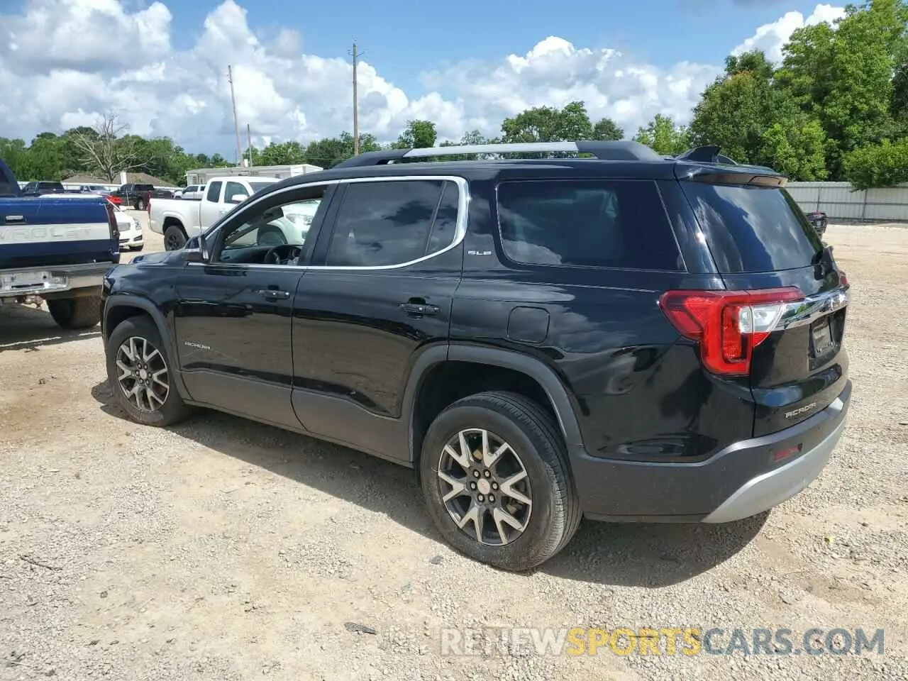 2 Photograph of a damaged car 1GKKNKLA6MZ125083 GMC ACADIA 2021