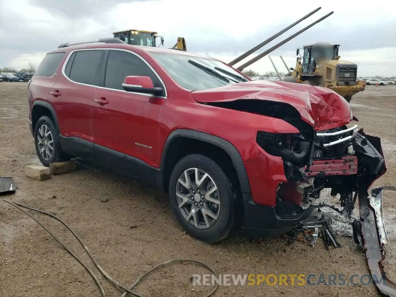 4 Photograph of a damaged car 1GKKNKLA8MZ160773 GMC ACADIA 2021