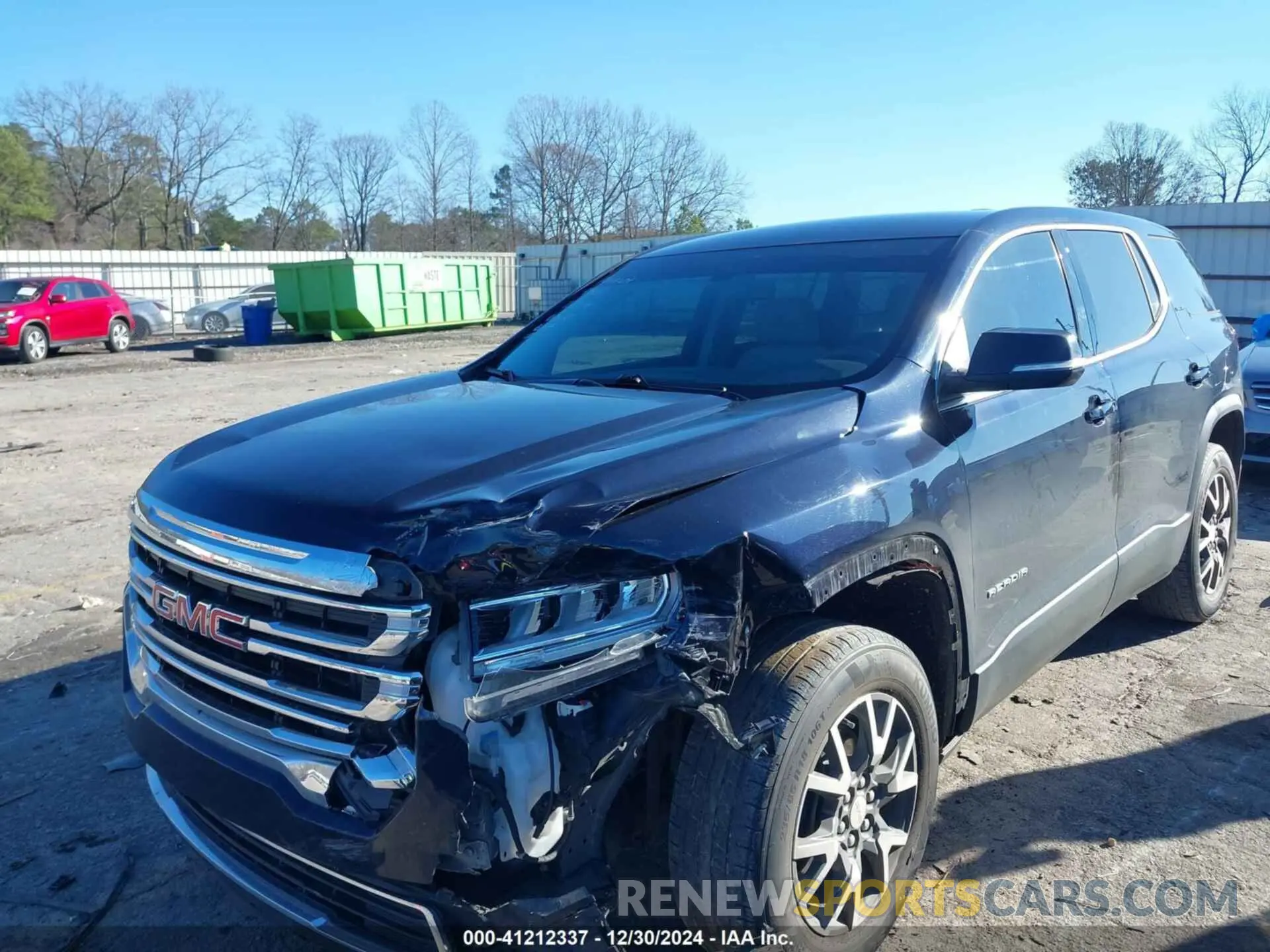 2 Photograph of a damaged car 1GKKNKLA9MZ136112 GMC ACADIA 2021