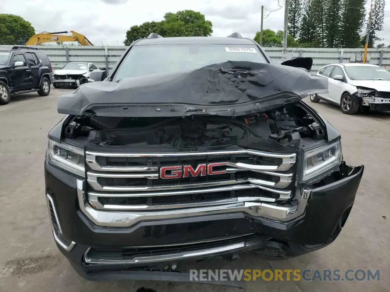 5 Photograph of a damaged car 1GKKNKLAXMZ153646 GMC ACADIA 2021