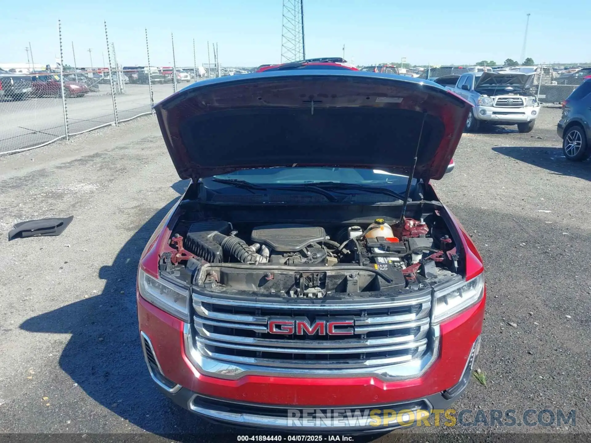 10 Photograph of a damaged car 1GKKNKLS5MZ224129 GMC ACADIA 2021