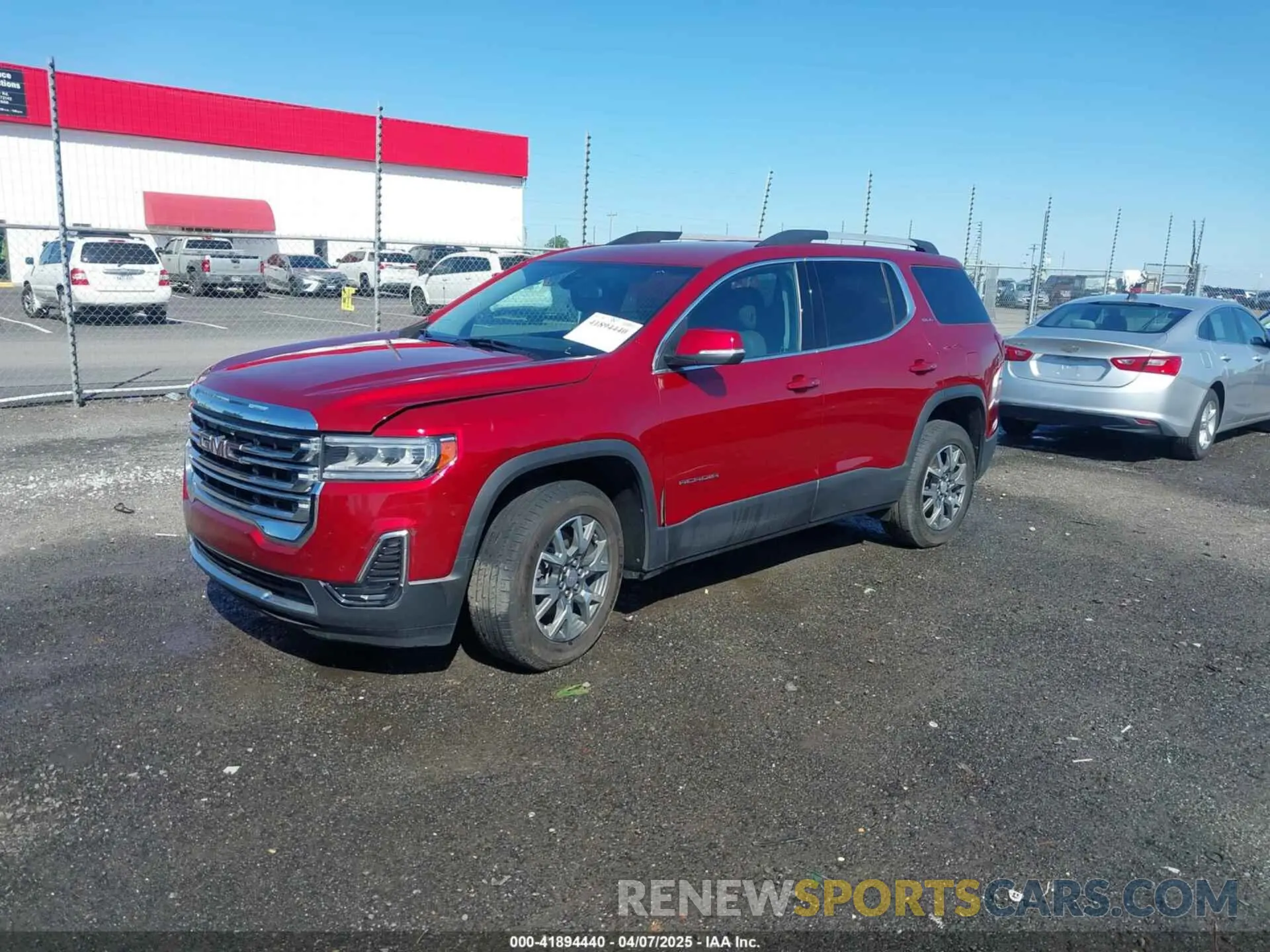 2 Photograph of a damaged car 1GKKNKLS5MZ224129 GMC ACADIA 2021