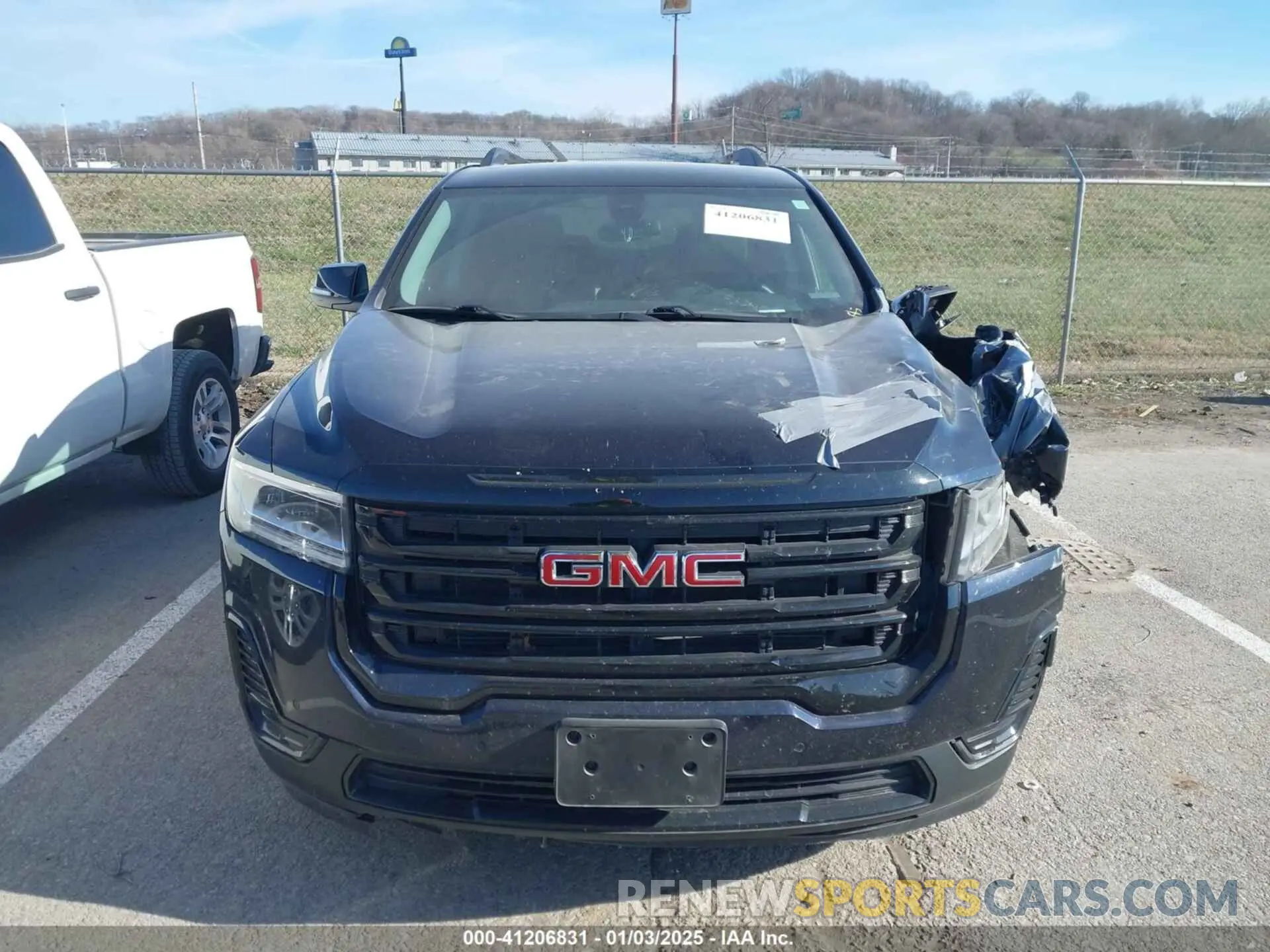 12 Photograph of a damaged car 1GKKNKLS9MZ138922 GMC ACADIA 2021